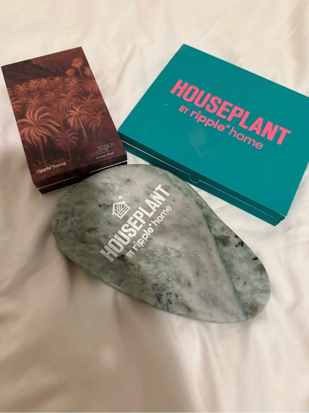 HOUSEPLANT by ripple+home Green Marble Decorative Tray by Seth Rogan - Picture 1 of 7